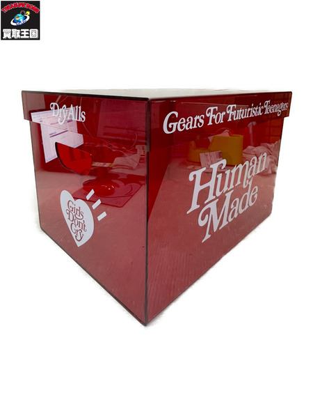 Girl's Don't Cry×HUMAN MADE GDC ACRYLIC FILE BOX RED クリアケース