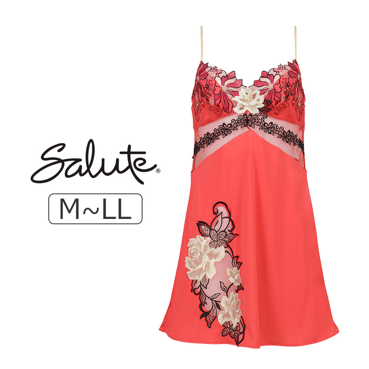 STJ296｜ワコール サルート 96G スリップ M/L/LL 下着・ランジェリーの