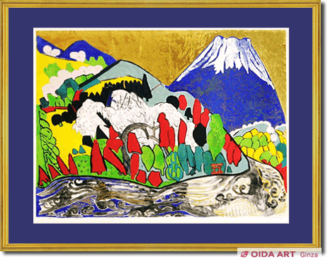 片岡球子 富士II 