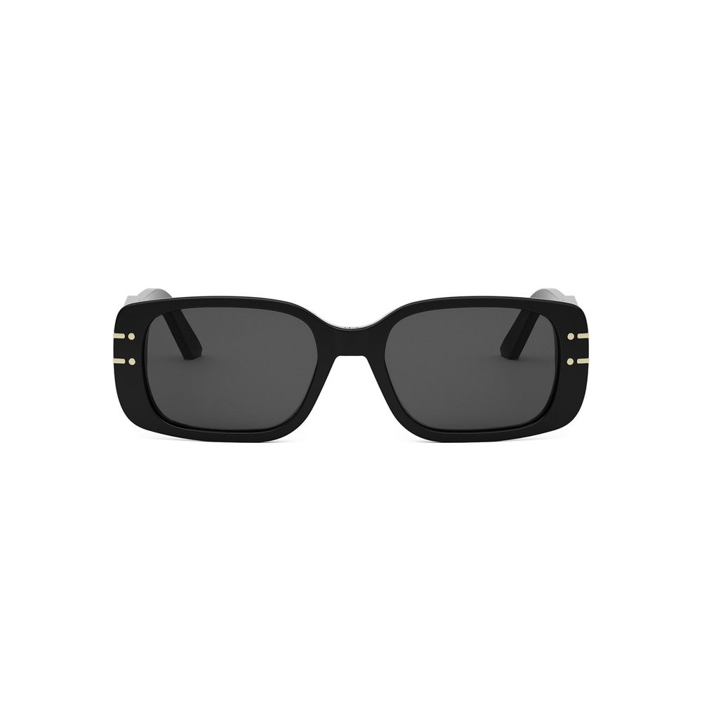 Dior Diorsignature S12i Women Black Rectangle Sunglasses