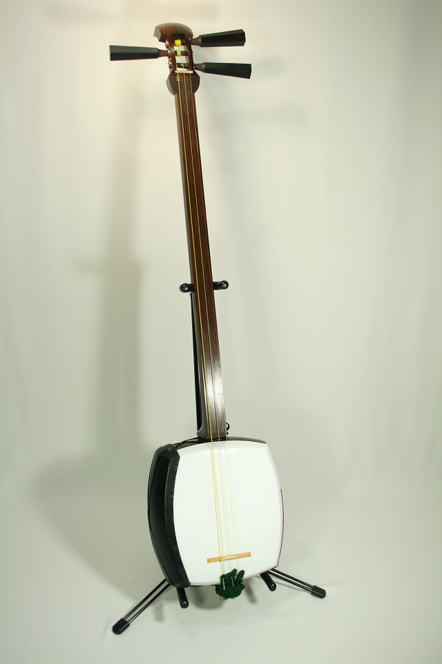 中古 紫檀津軽三味線（合皮） sc-t35 大津楽器店｜明治34年から続く琴