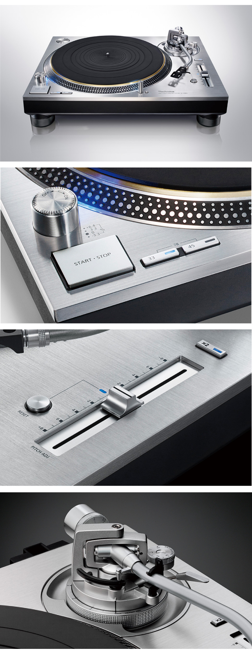 Technicsのターンテーブル、SL-1200GRのご紹介です。