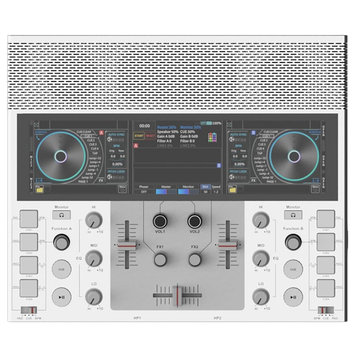 ミューシグナル FJ1｜バッテリー＆スピーカー内蔵のDJコントローラー