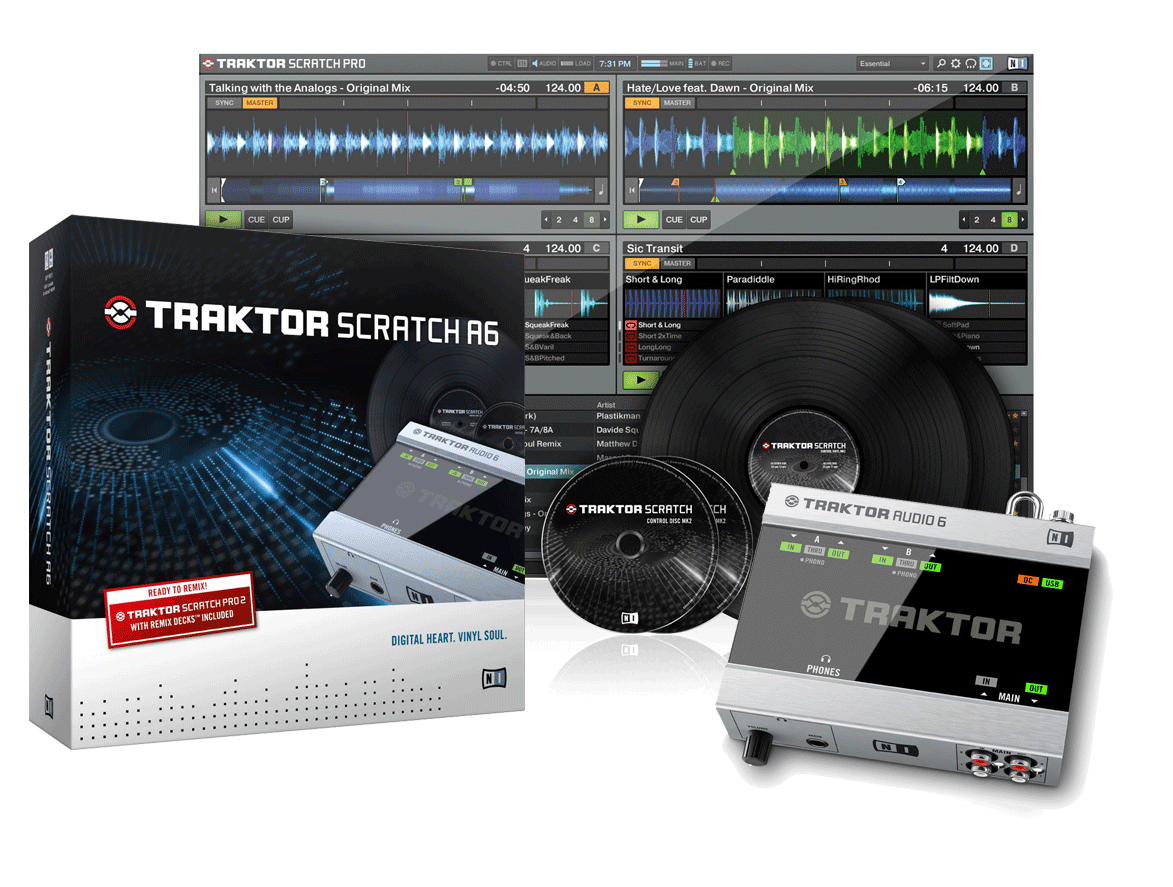 Native Instruments/Traktor Scratch A6の紹介です。