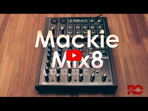 MIX8：配信やライブならこちら！MACKIEの高品質コンパクトミキサーMIX8