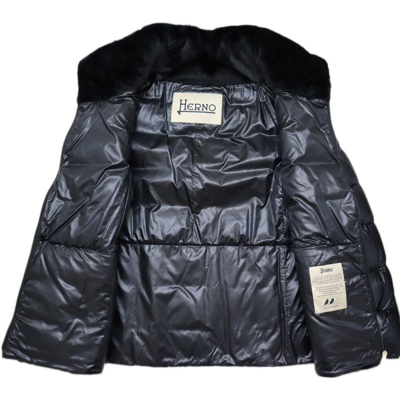 ヘルノ レディース ナイロン ウルトラライト ダウンジャケット ケープ