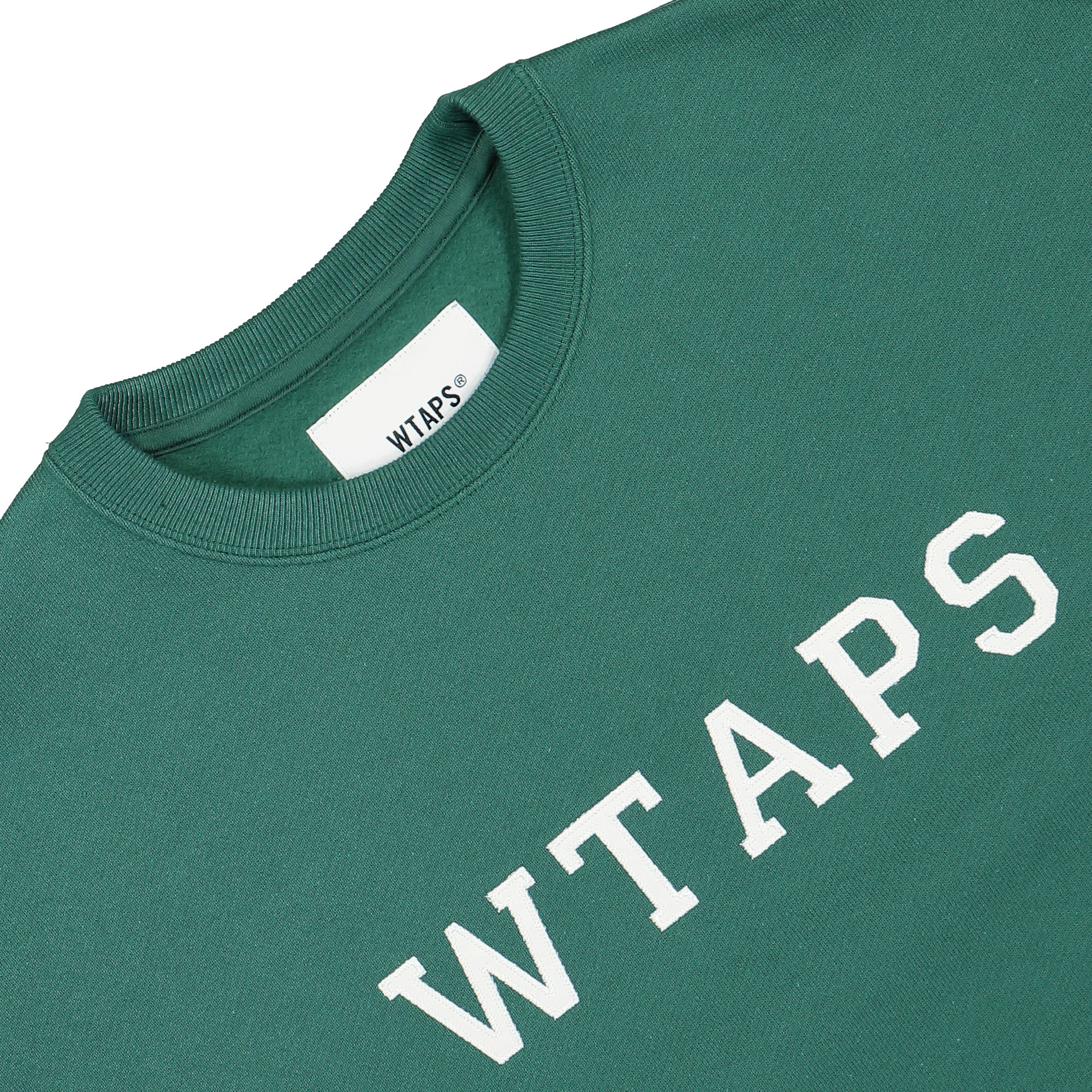 WTAPS Academy / Sweater / Cotton. College 241ATDT-CSM03 / Green