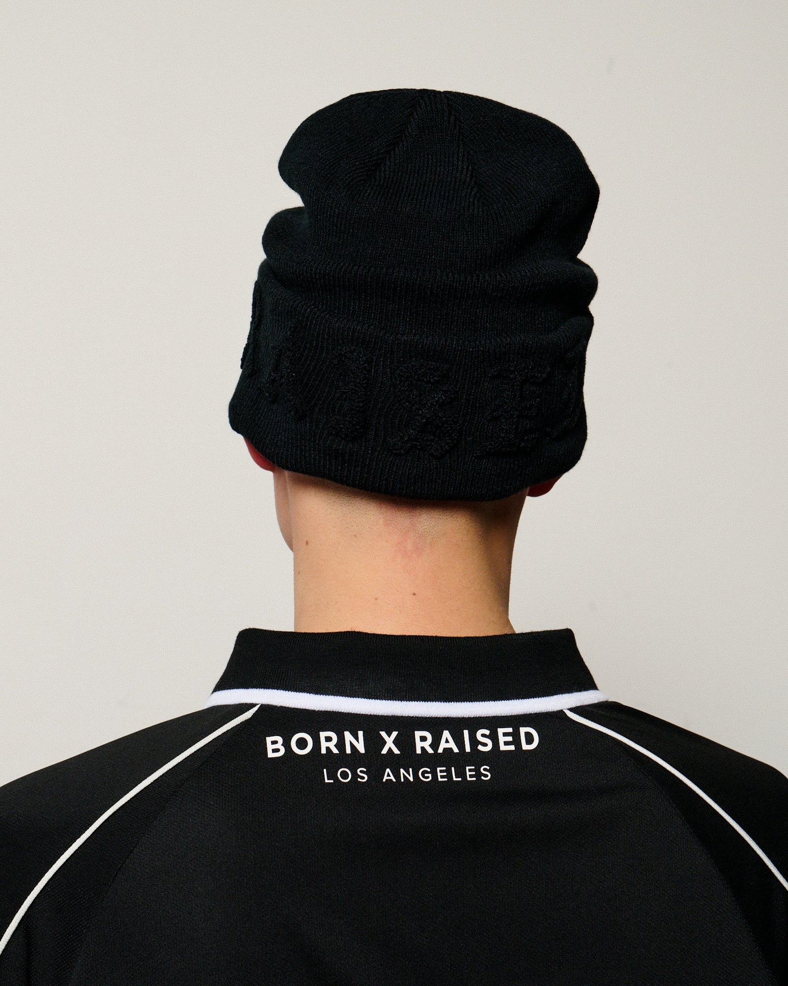 Born x Raised BXR Tonal Knit Beanie B5001BXRTL-BLK | OVERKILL