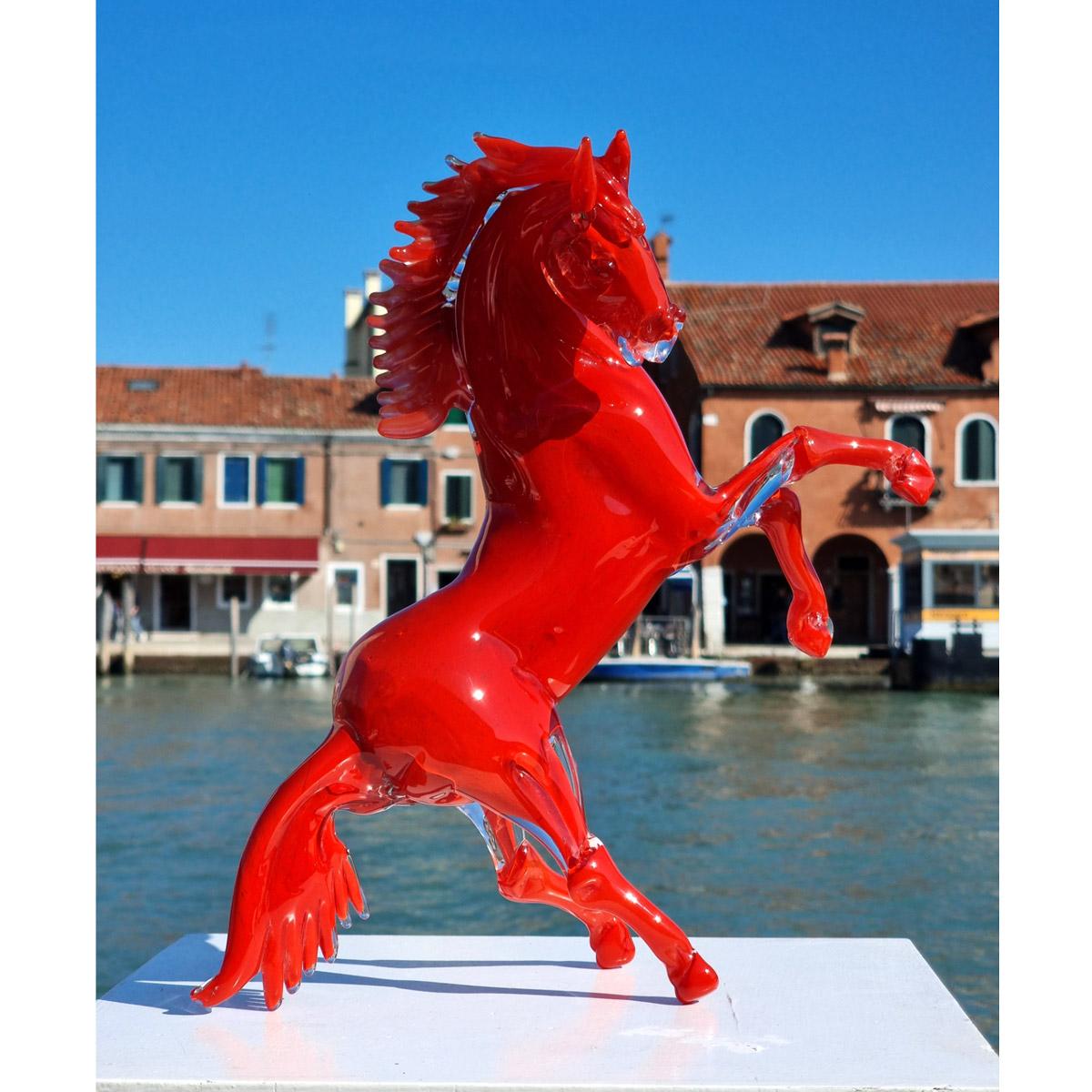 Red horse - Original Murano Glass OMG