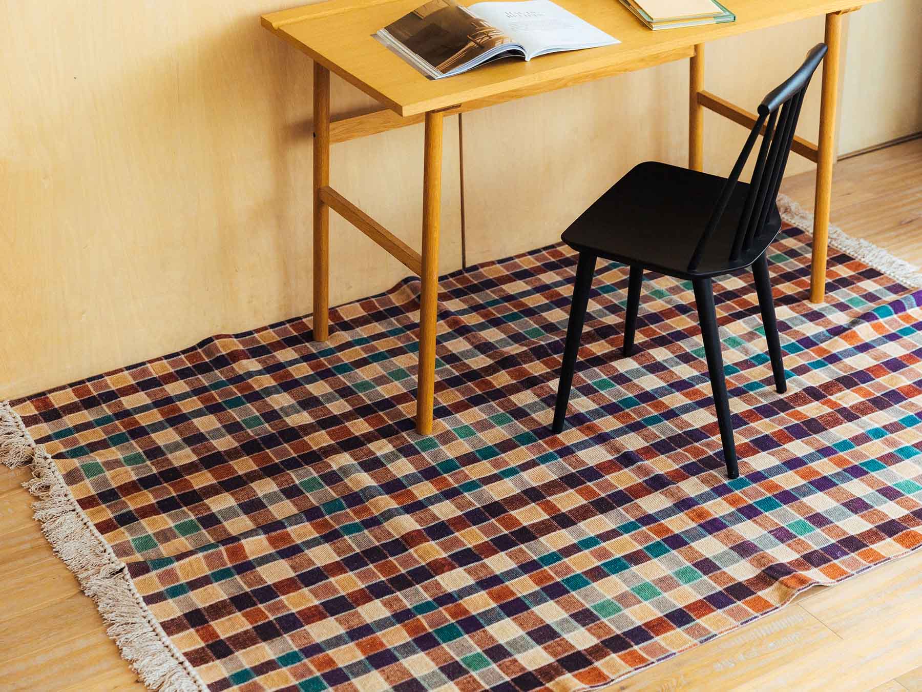 オリジナル・ハイクプリントラグ（140×200cm）｜ラグ｜オルネ ド