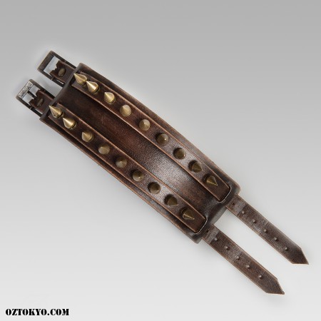 スタッズ レザーリストバンド | ブレスレット＆バングル by Oz