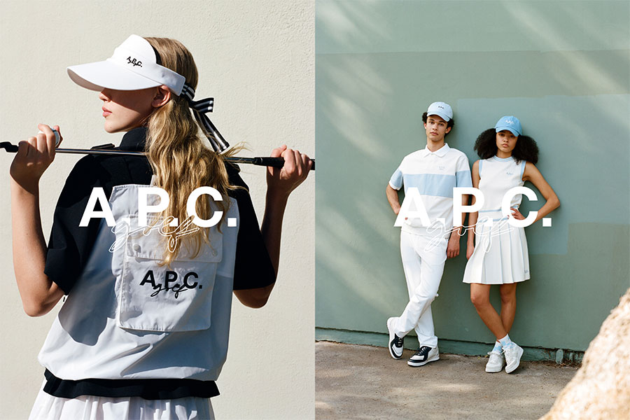 A.P.C.「ゴルフウェア」が関西初上陸、阪急限定カラーも | Lmaga.jp