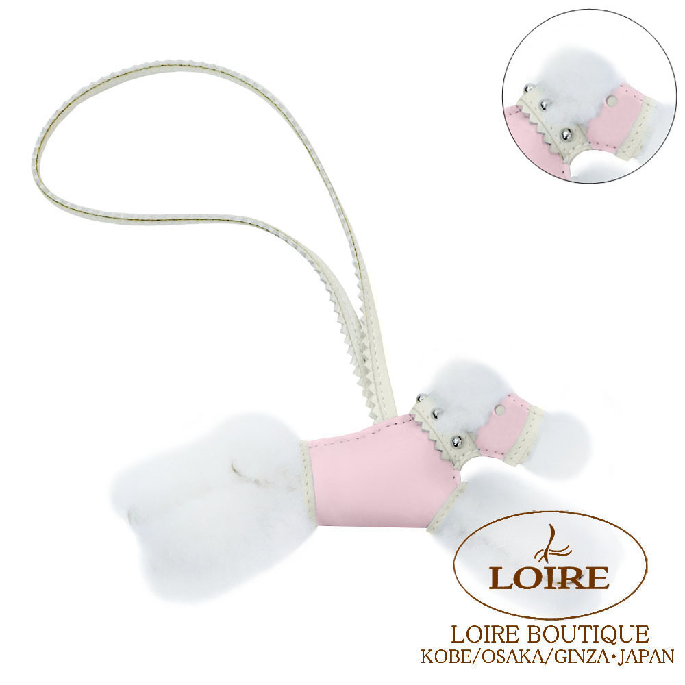 本物保証エルメスバディチャーム 首輪付きクロ×グリパンタン【2025年春夏新色】 エルメス<br>バディ チャーム 首輪付き<br>クロ×グリパンタン<br