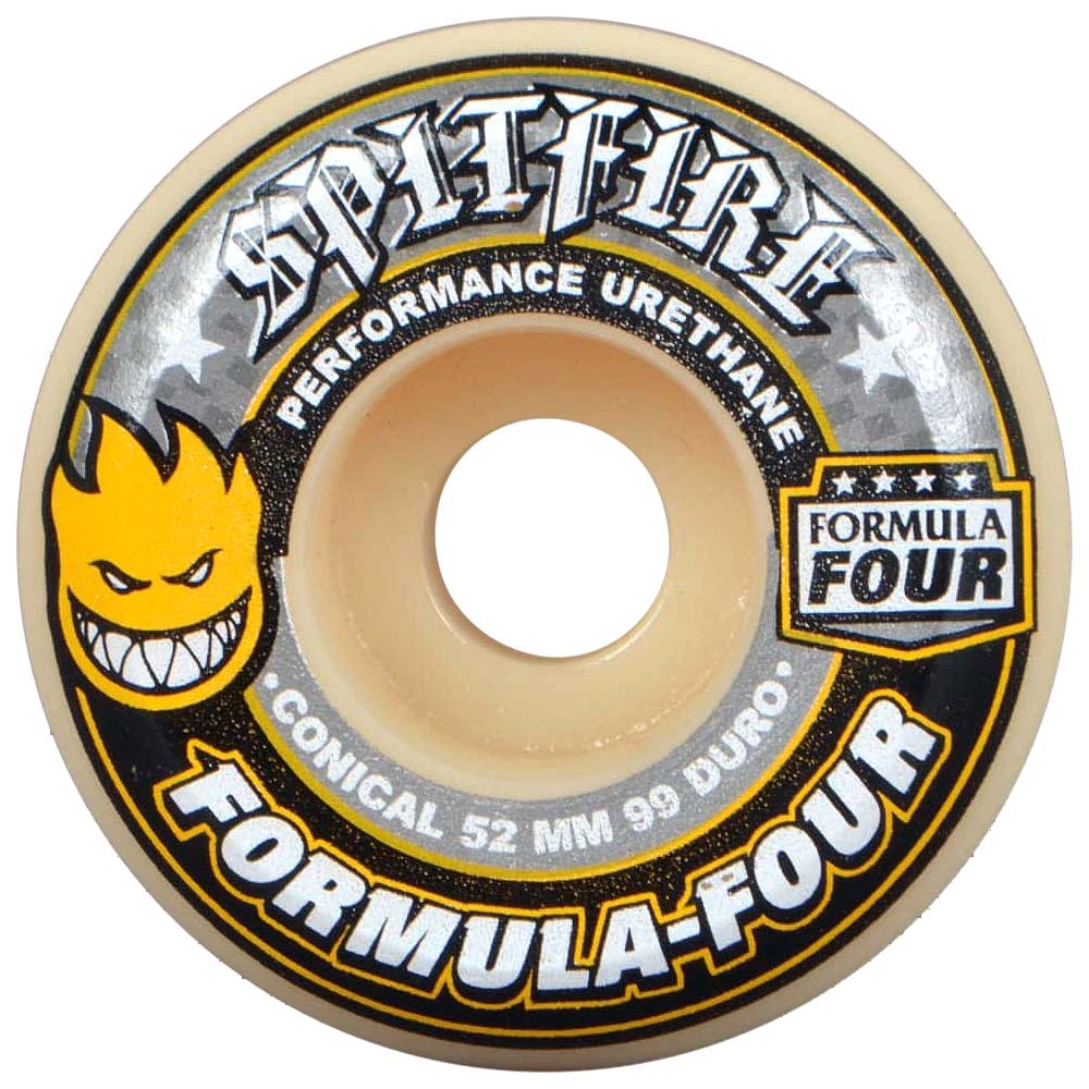 Spitfire Formula Four Conical 52mm 99a Natural - CalStreets