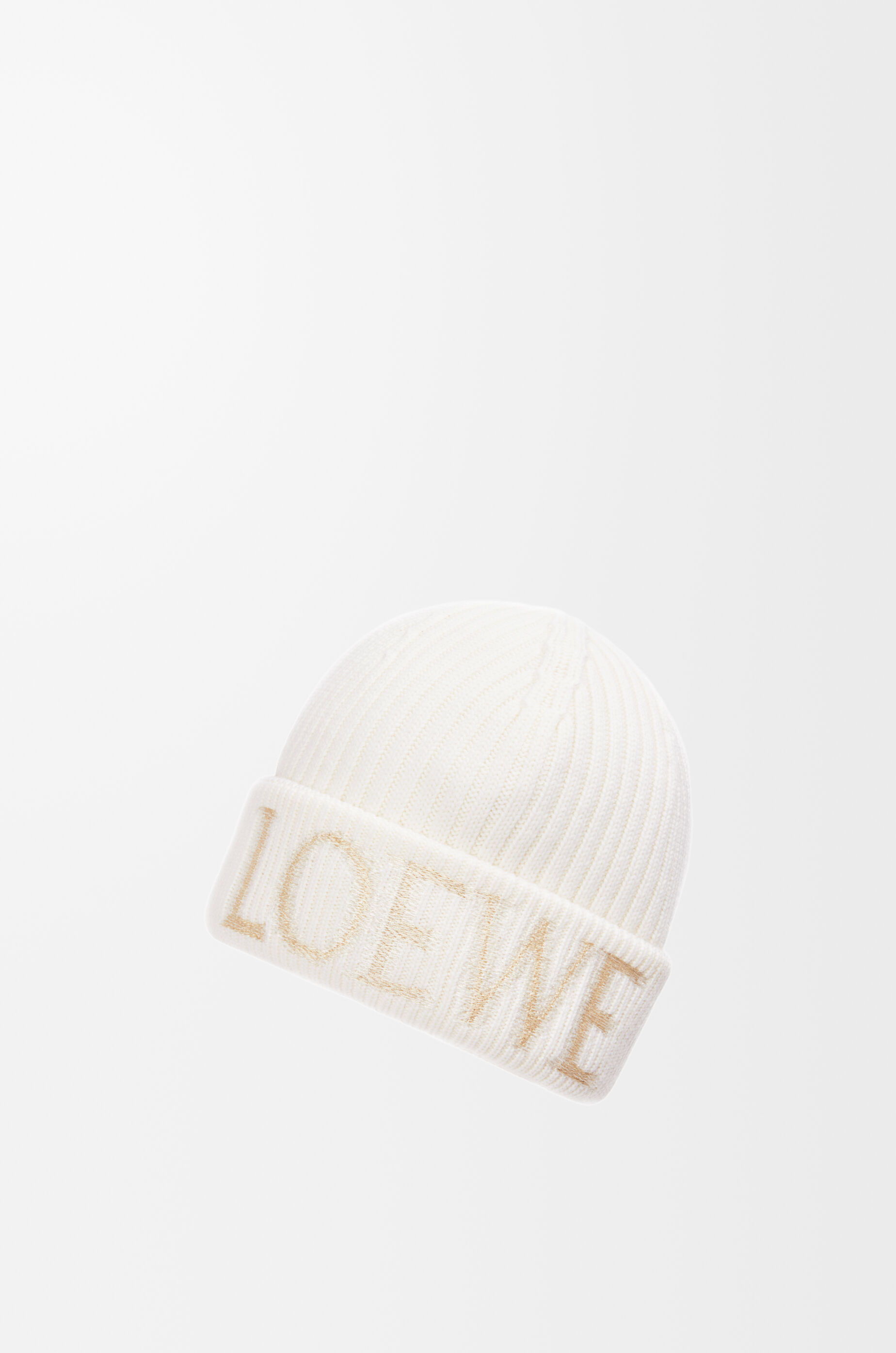 LOEWE beanie in wool White - LOEWE USA Official Website