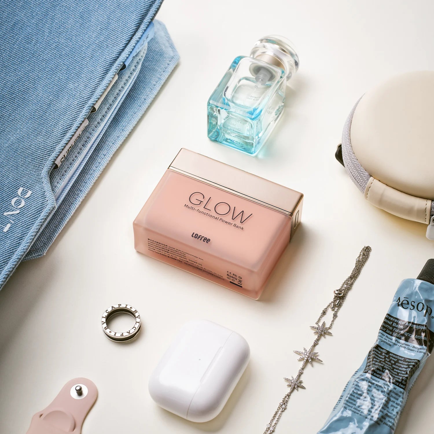 Lofree Glow 10,000mAh Power Bank 22.5W USB-C Fast Charging