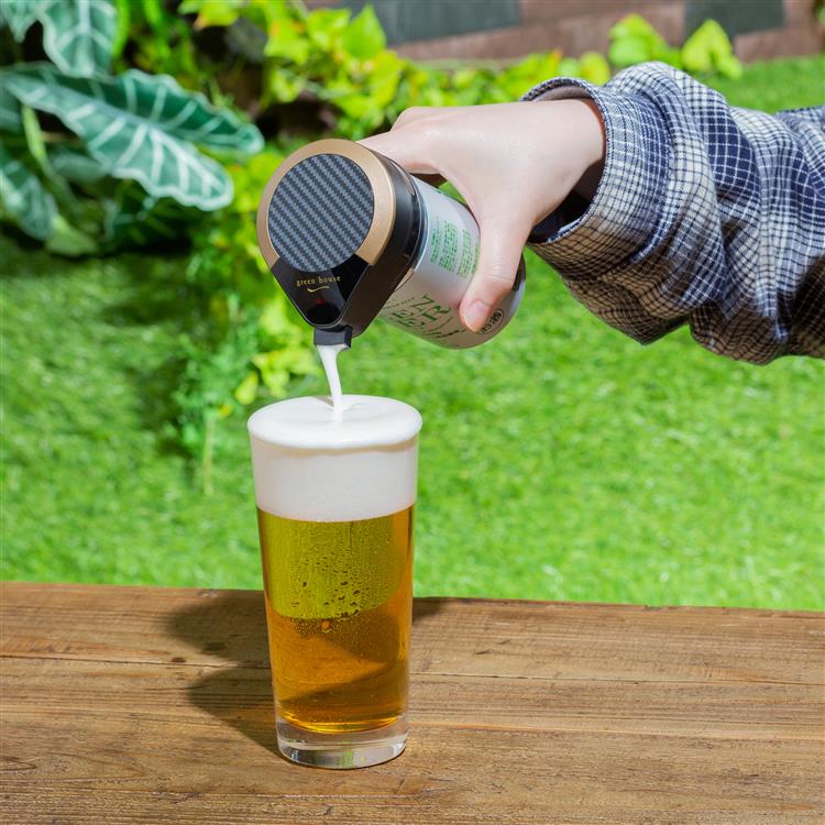ワンタッチビールサーバー グリーン(グリーン): ホーム＆キッチン
