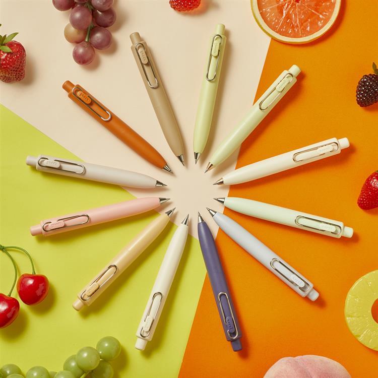 ユニボールワン P ボールペン 0.38mm ゲルインク コハクトウカラー ラ