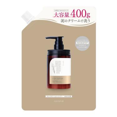 クレイクリームシャンプー モイスト 詰め替え 400g: コスメ