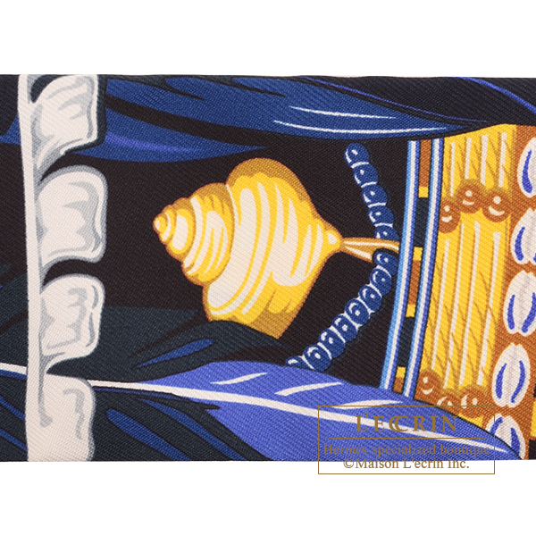 エルメス ツイリー ダンス・パシフィック ブルーニュイ/ジョーヌヴィフ