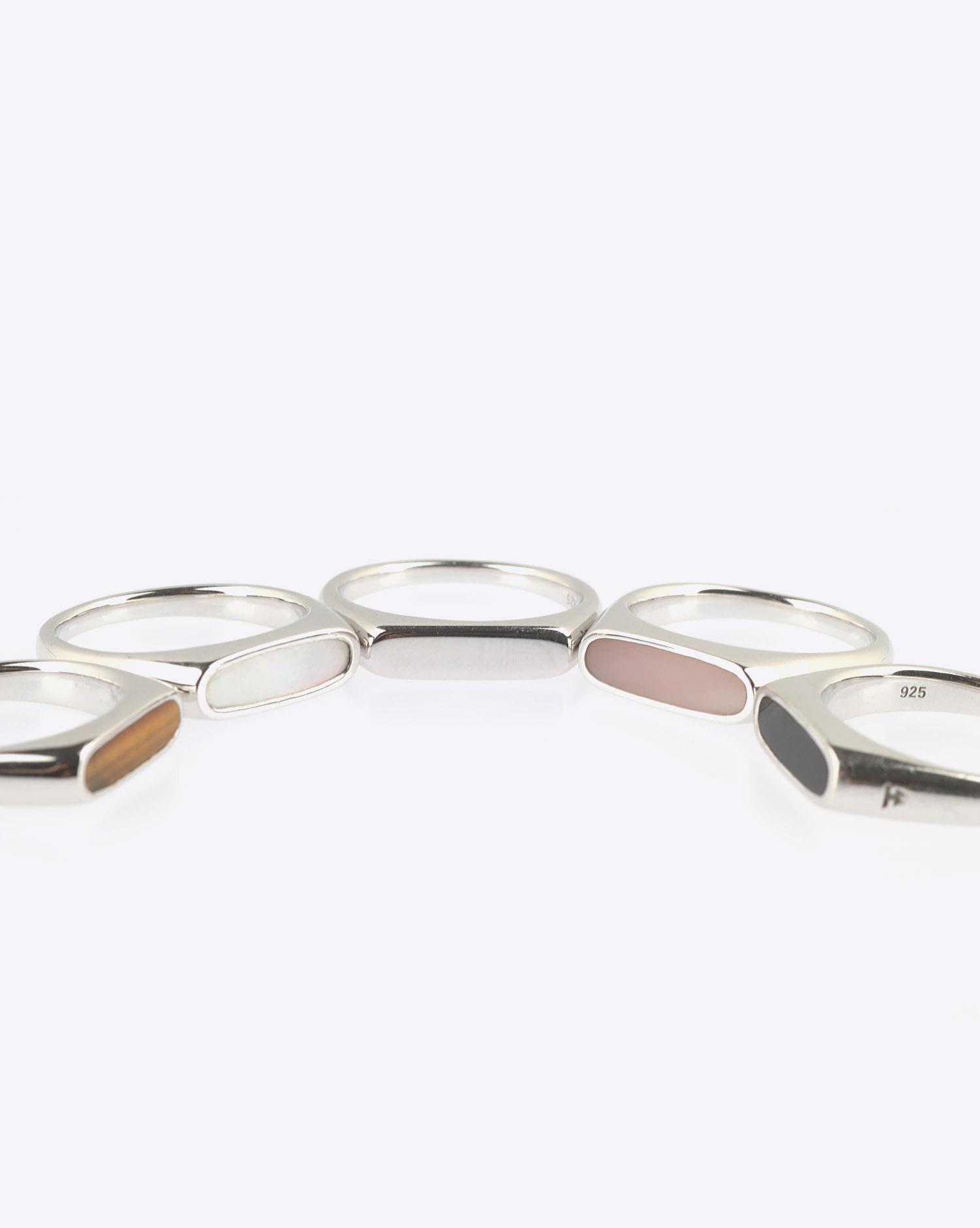 Tom Wood Mario Ring Tiger Eye pour Unisexe