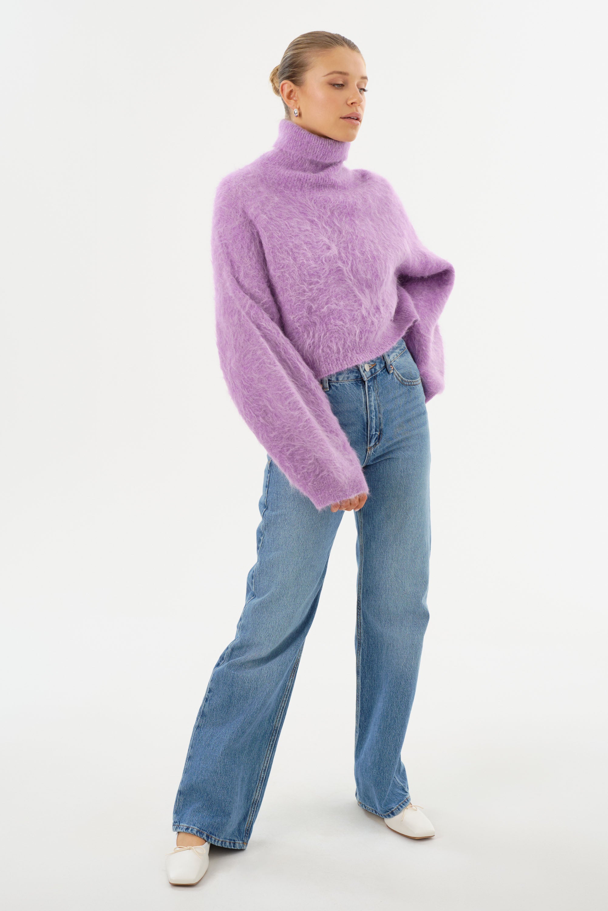 GARCELLE | Wool Turtleneck Sweater – LAMARQUE