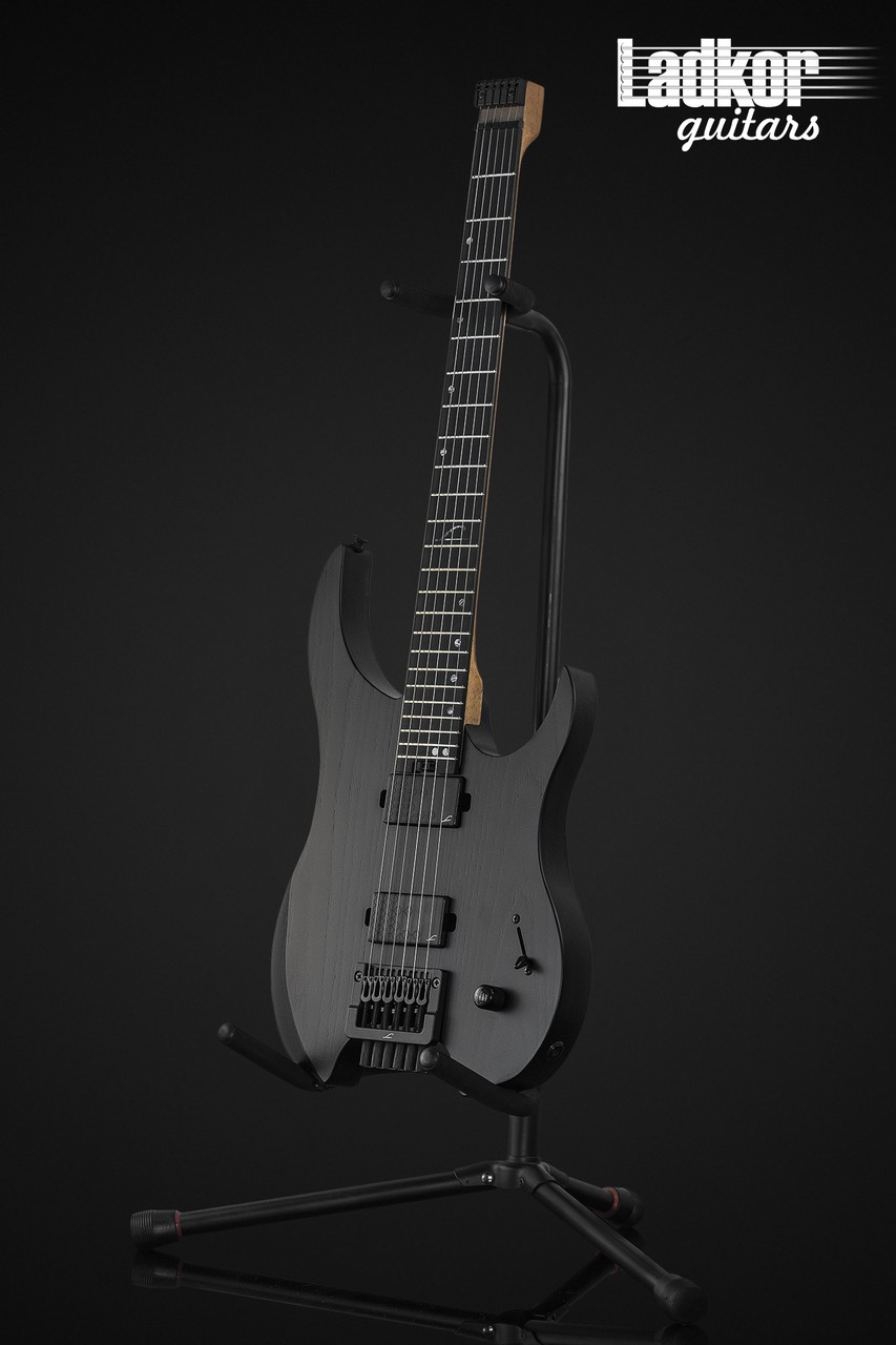 Legator G6P Ghost Headless Satin Stealth Black Ash 6 String NEW