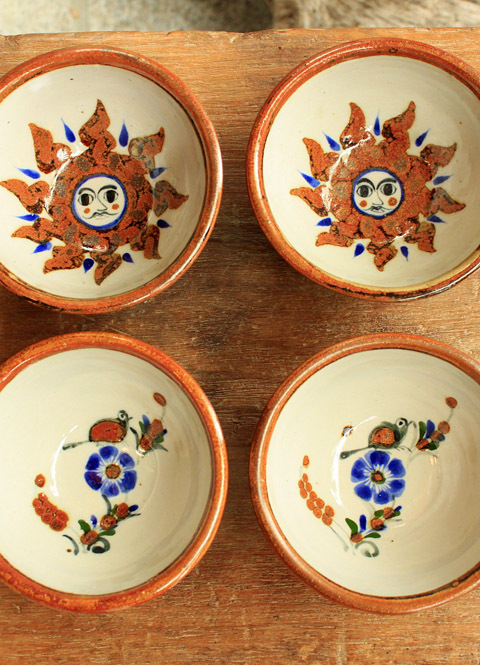 トナラ焼のご飯茶碗メキシコの食器