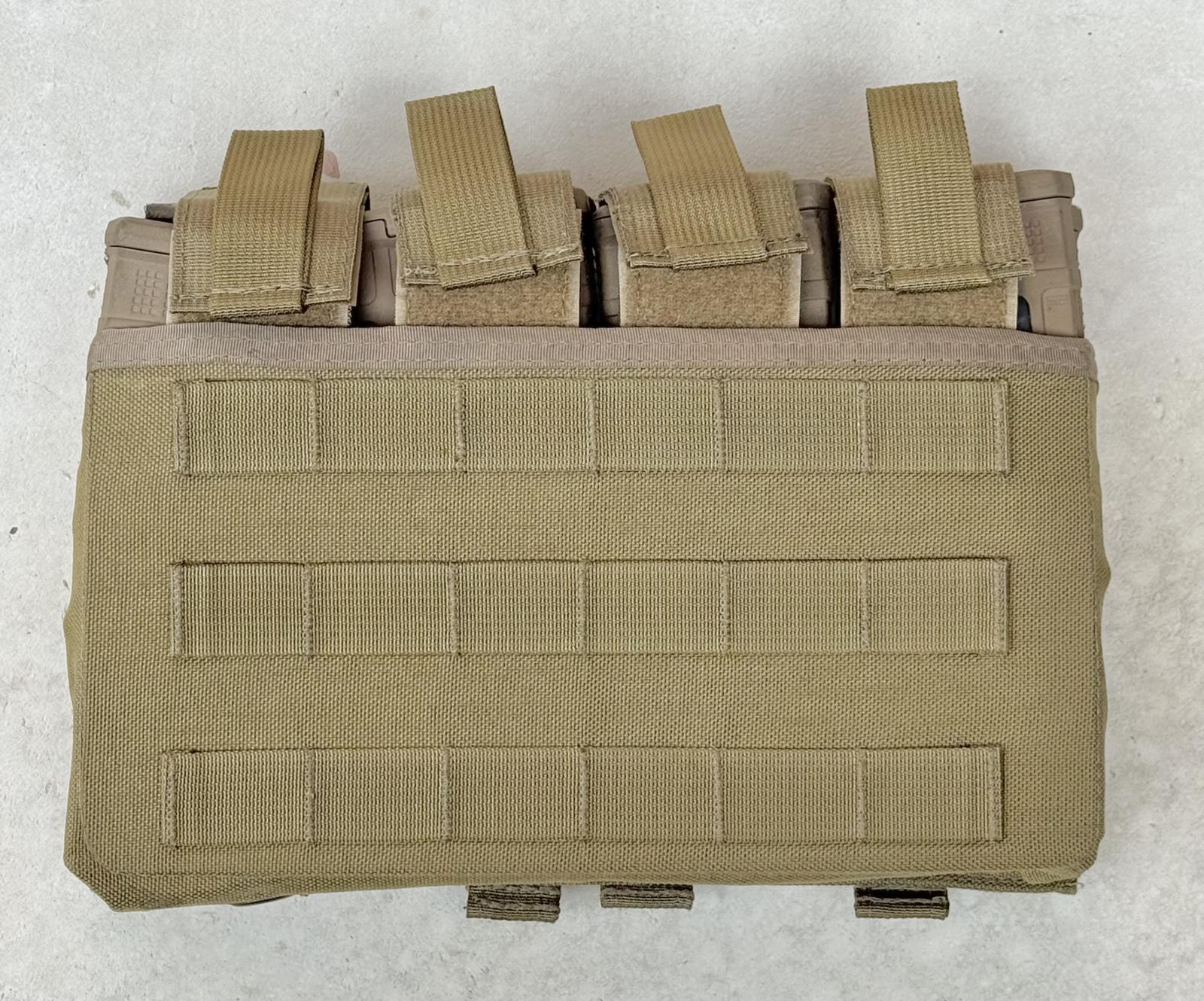 米軍放出品 TACTICAL ASSAULT GEAR マガジンポーチ4連