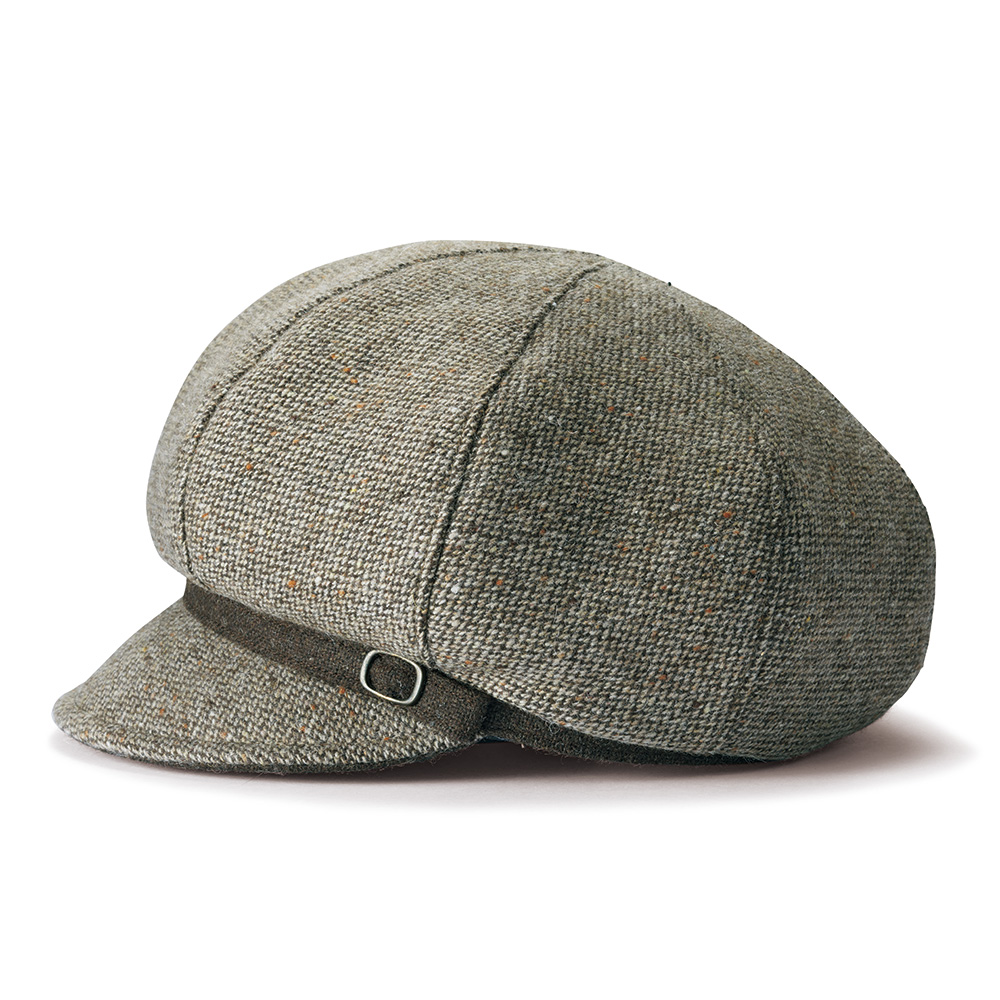 エリート ウール混千鳥格子柄のキャスケット | ライトアップオンライン