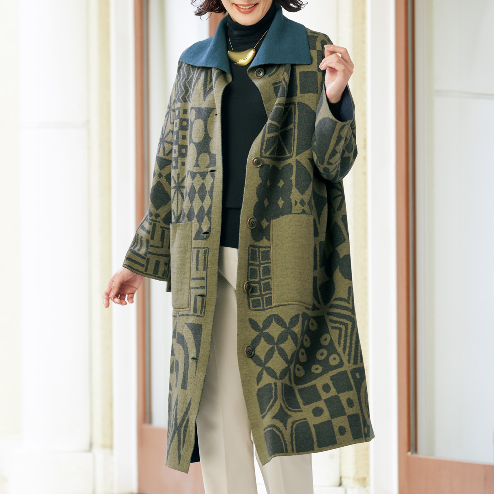 FUGAFUGA リバーシブルロングコート | ライトアップオンラインストア