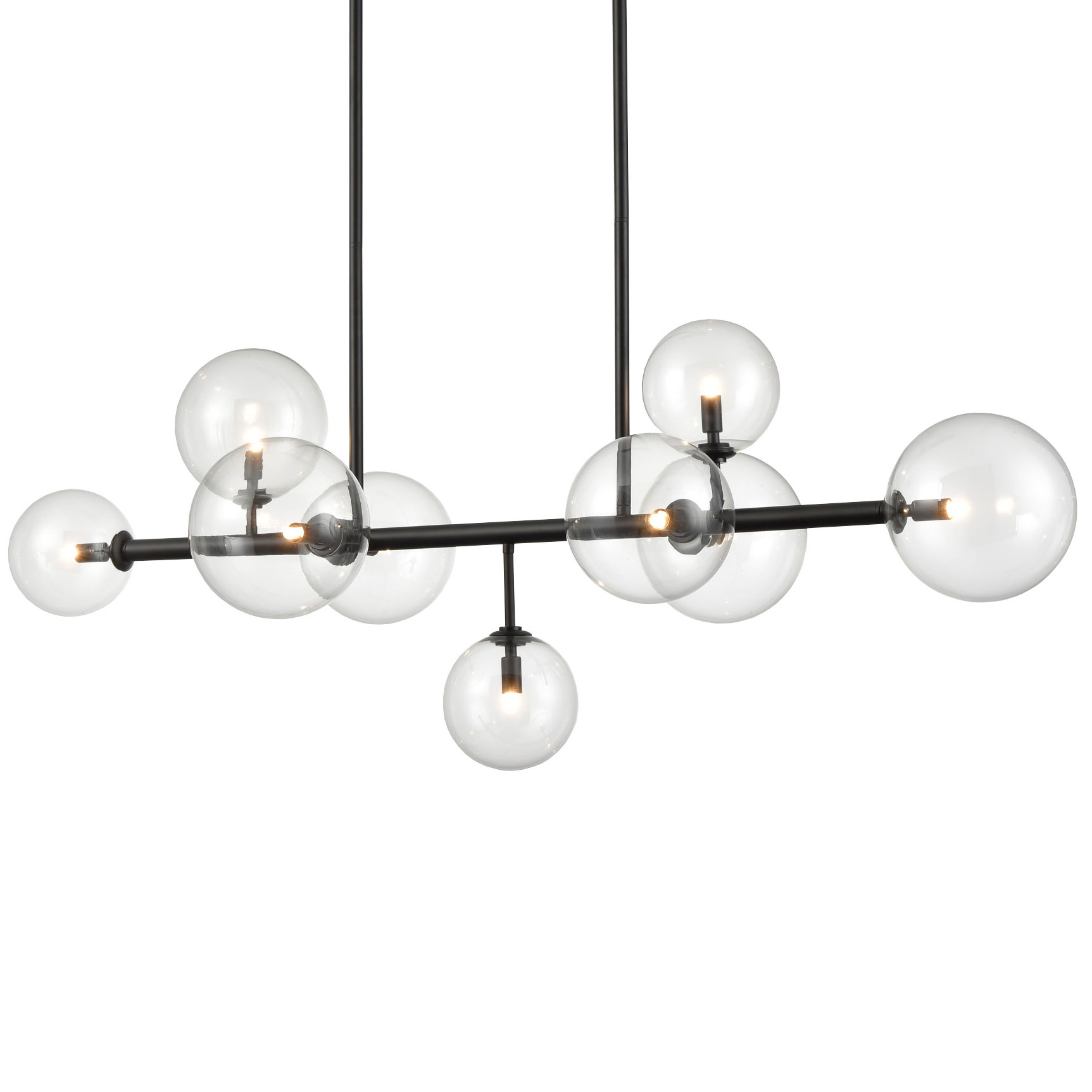 Delilah Linear Chandelier by Avenue Lighting | HF4209-BK | AVE1195314
