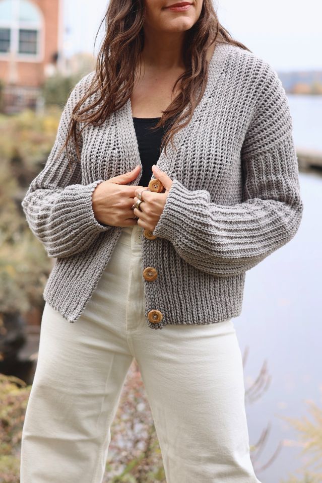 Crochet Kit - Nantucket Ribbed Cardigan – Lion Brand Yarn