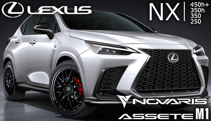 レクサスNX 20系用 ホイール＆タイヤセット(ノヴァリス アセット M1