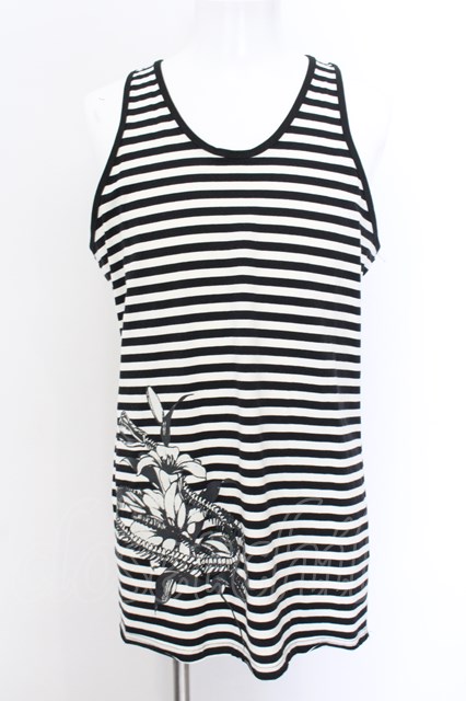 CIVARIZE / パンクレイヤード2PセットTシャツ F ブラックxホワイト O