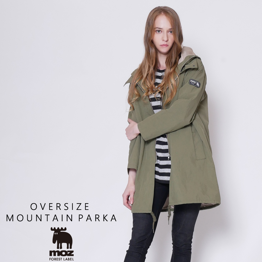 moz FOREST LABEL オーバーサイズマウンテンパーカー