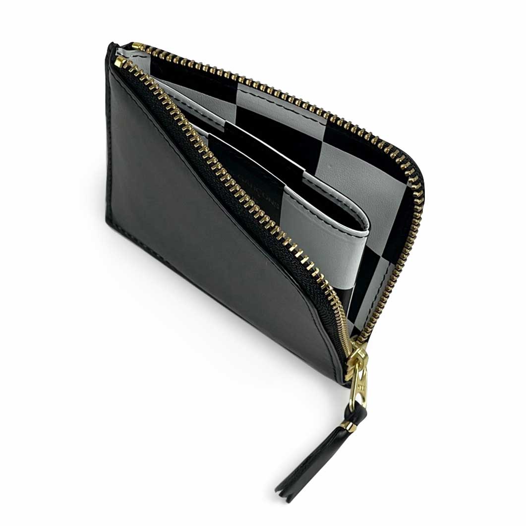 COMME des GARCONS L字型 ZIPウォレット チェッカー(チェッカー