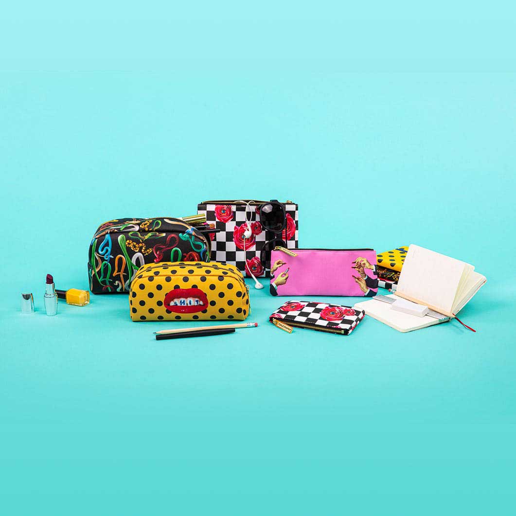 Seletti Toiletpaper ポーチ M Roses(M Roses)：ファッション