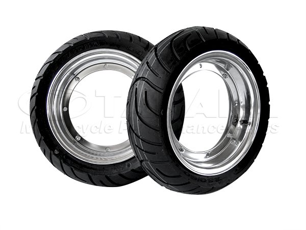 916wDAX ダックス・シャリー用10インチ合わせアルミホイール・タイヤ