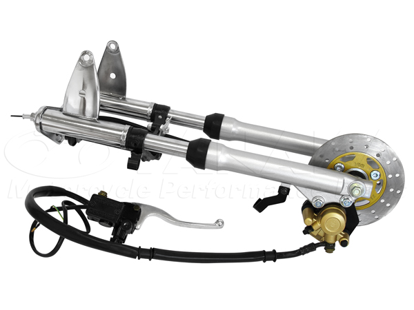 1046wモンキー用φ26フロントフォーク 右側ディスクブレーキキット