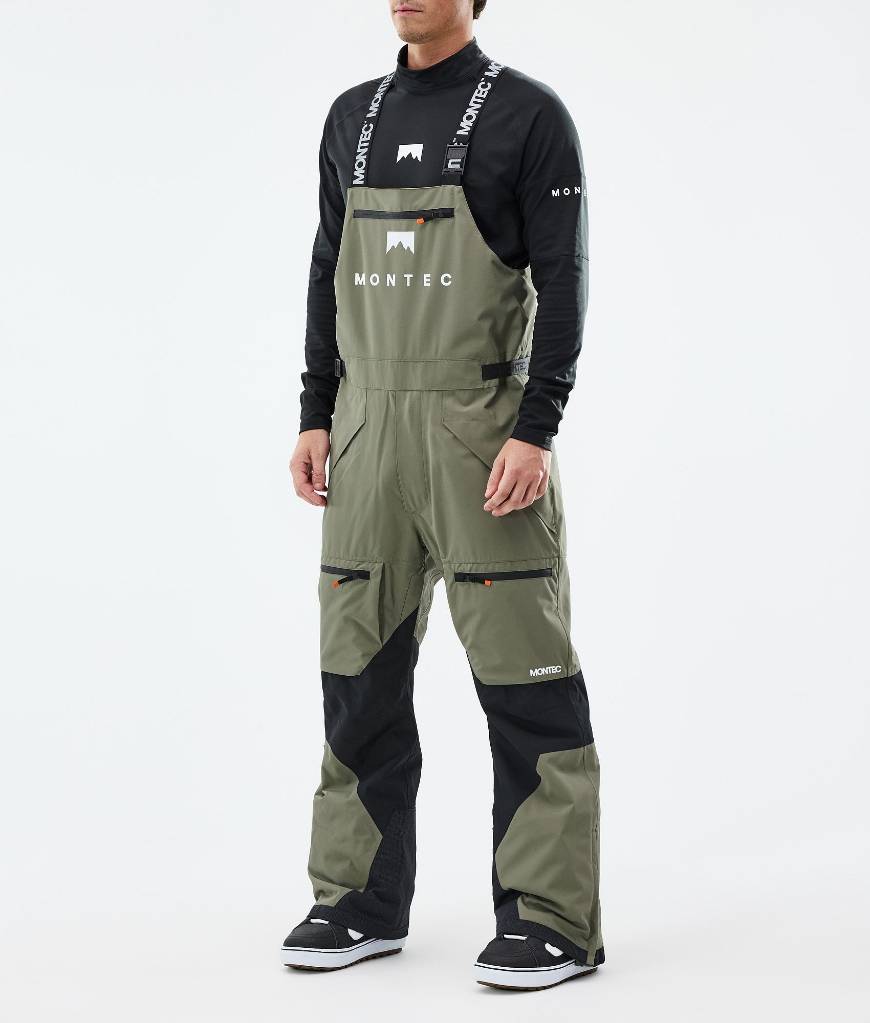 Montec Arch Snowboard Pants Men Greenish/Black | Montecwear.com