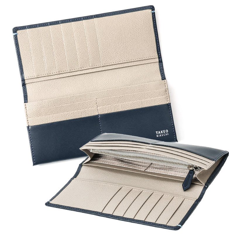 タケオキクチ｜二つ折り長財布｜ヨーク｜クロ｜メンズ【MORIYA公式通販】