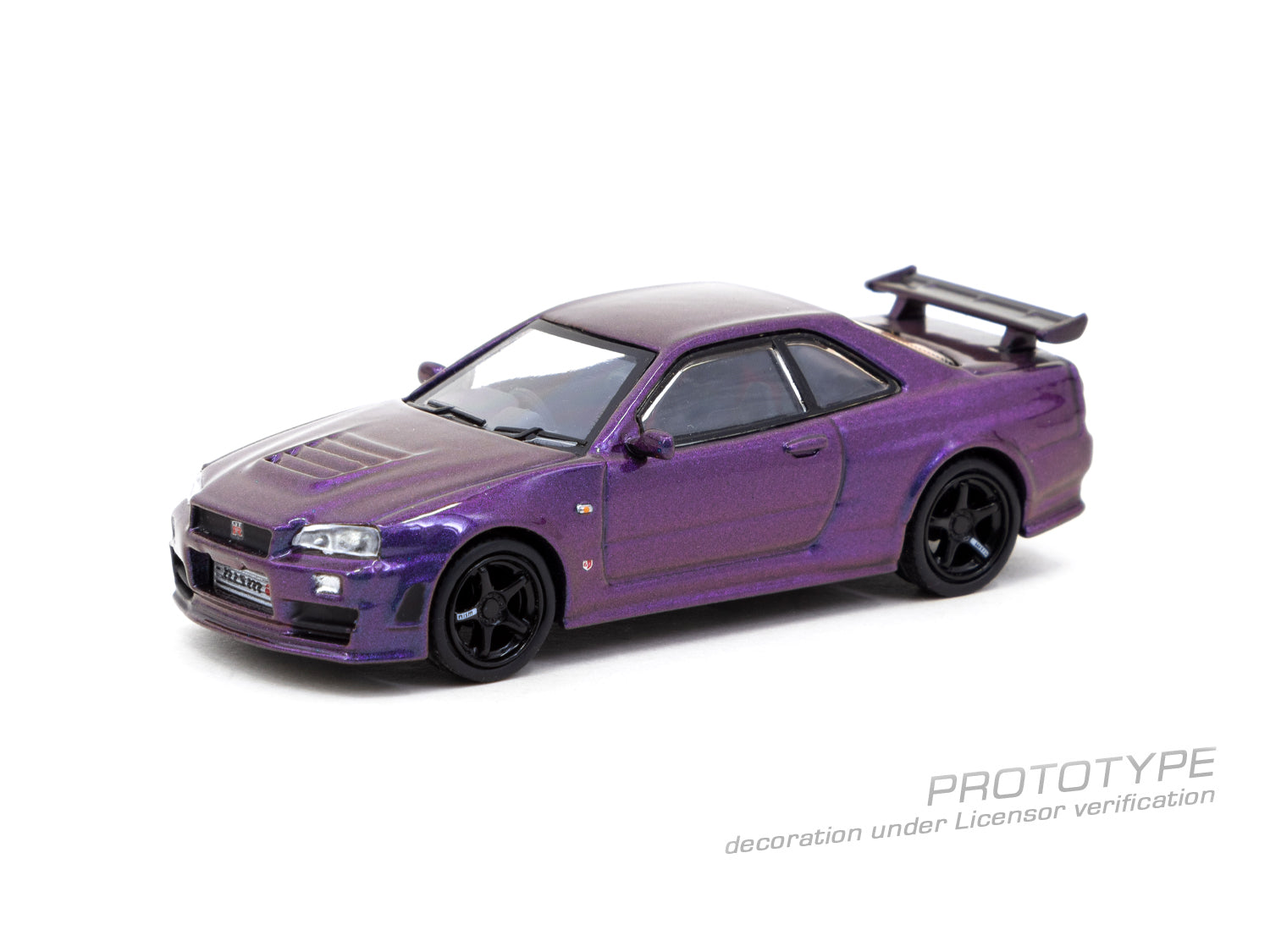 Tarmac Works 1:64 Nissan Skyline GT-R (R34) Z-Tune in Midnight