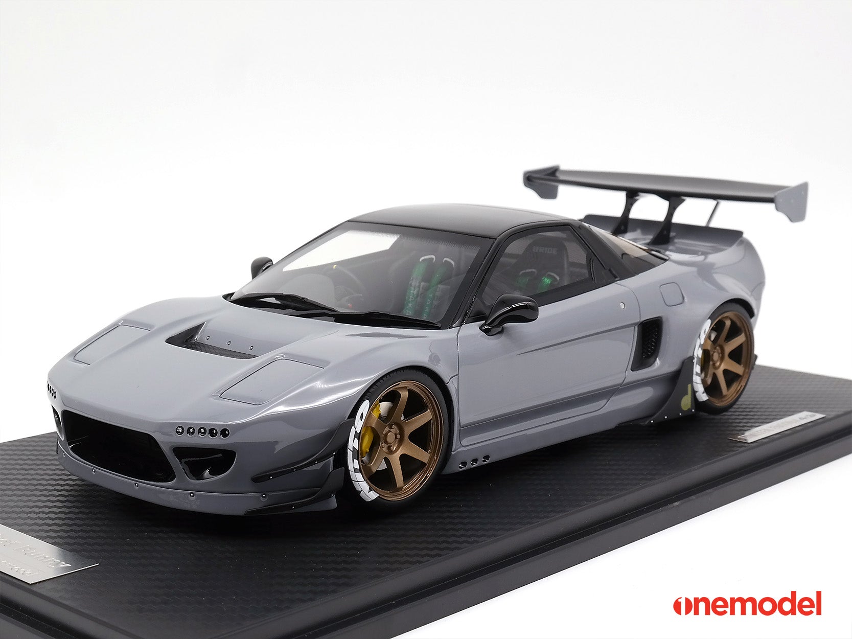 One Model 1:18 Honda NSX NA1 GT Rocket Bunny Gray – Model Cars Houston