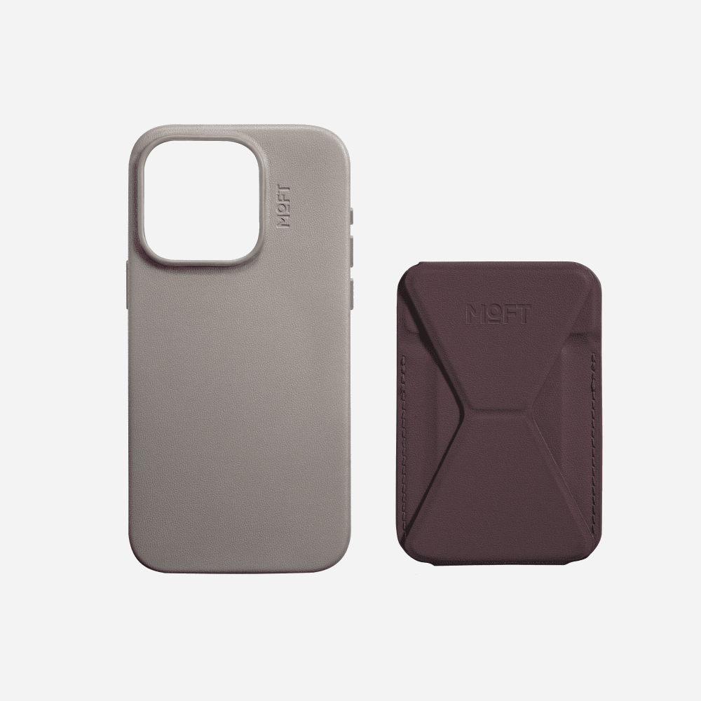 iPhone 15 Case, Stand & Wallet｜MOVAS™ Leather Snap Set | MOFT – MOFT