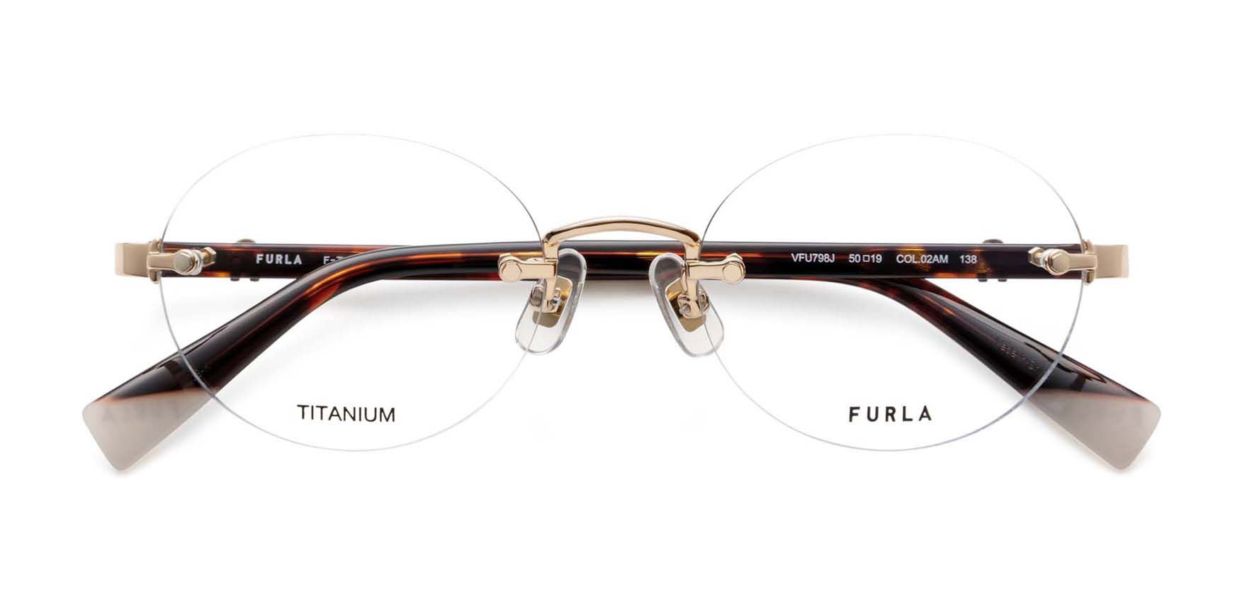 FURLA VFU798J(50 ﾗｲﾄｵﾚﾝｼﾞ): メガネフレーム｜眼鏡市場【公式