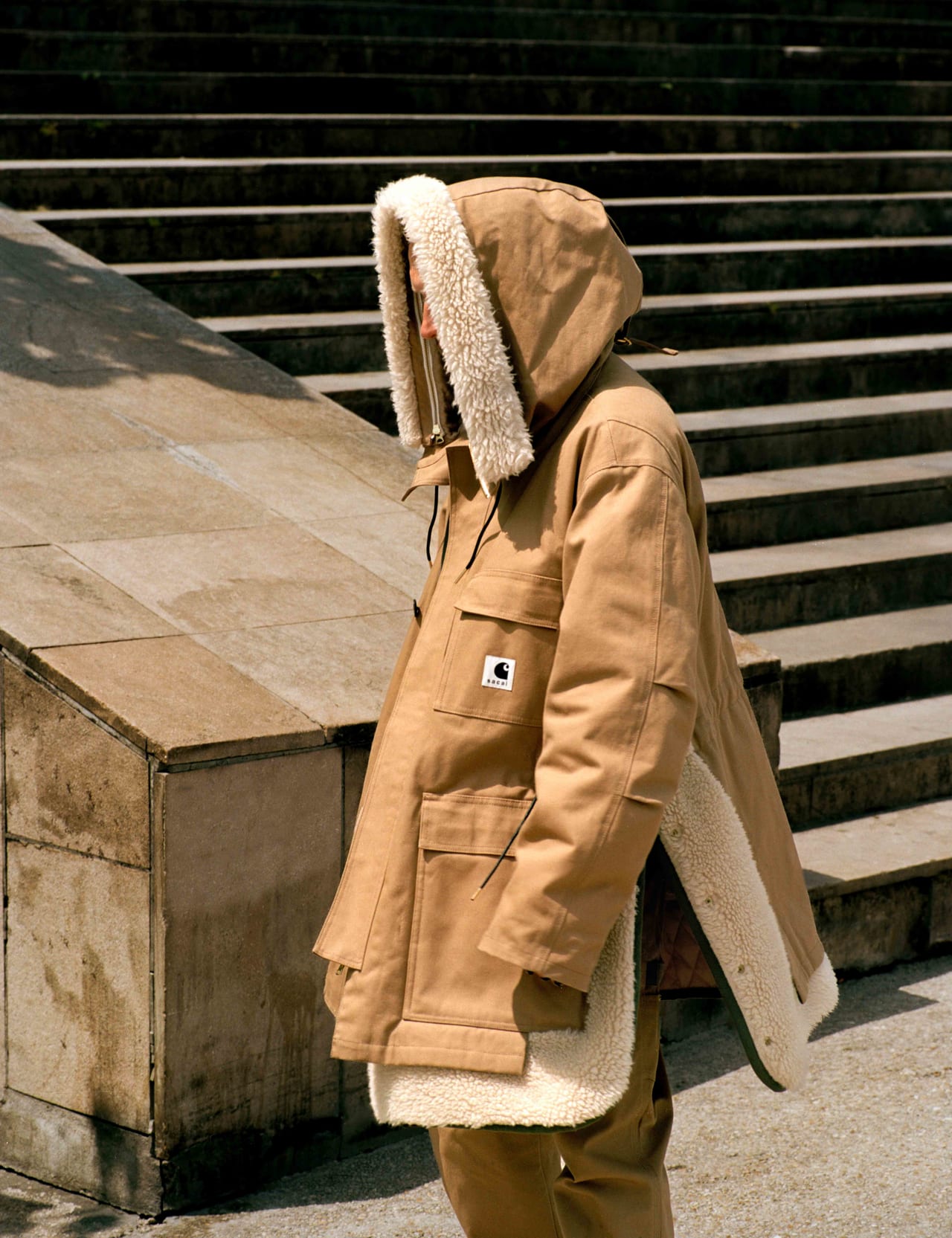 sacaiとカーハート WIPがコラボレーション。シグネチャーのダック生地