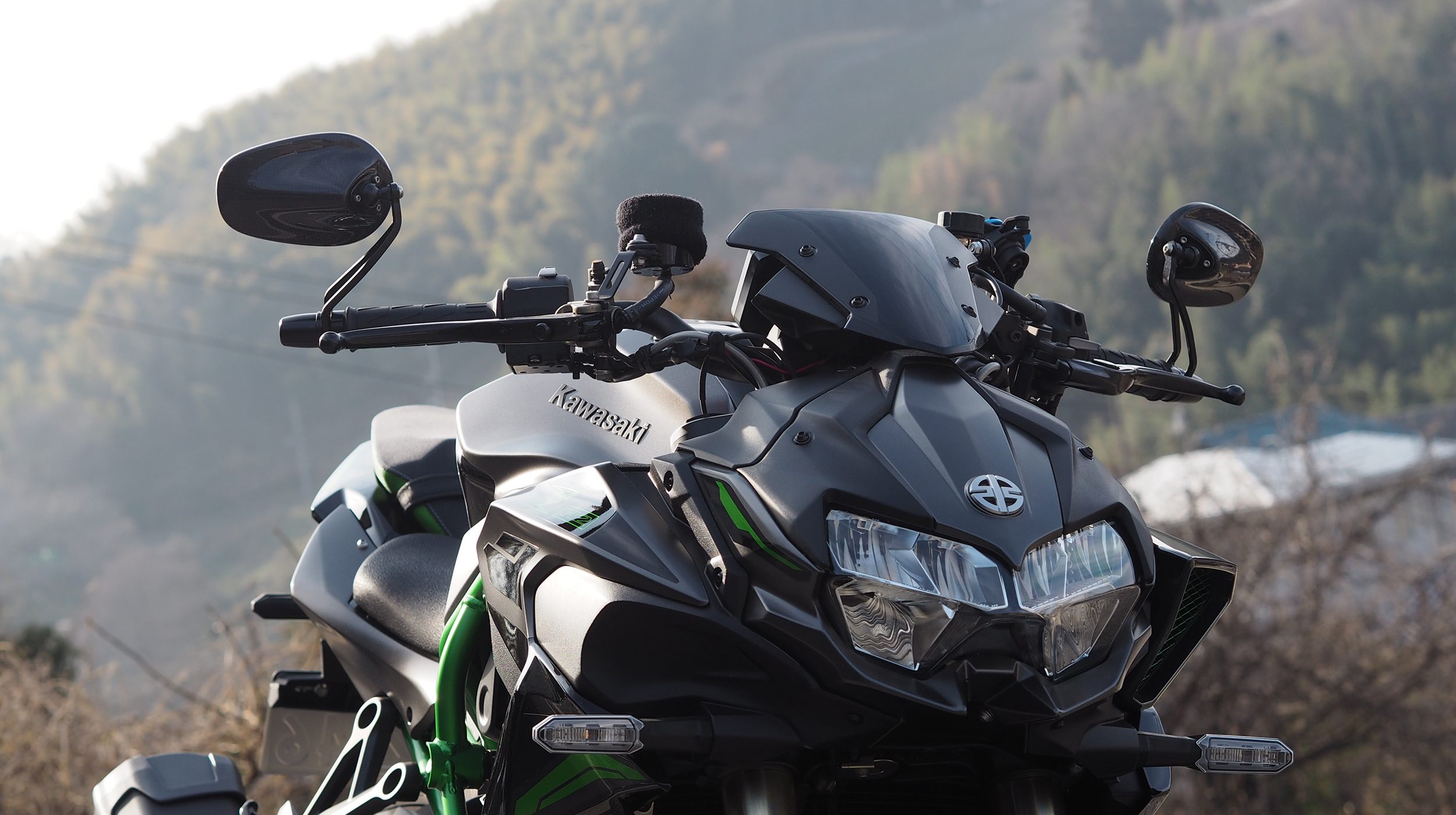 カーボンバーエンドミラー登場。 - MagicalRacing