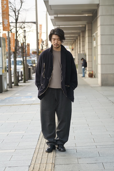 COMOLI “縮絨ウール ミリタリージャケット” – メイクス オンラインストア