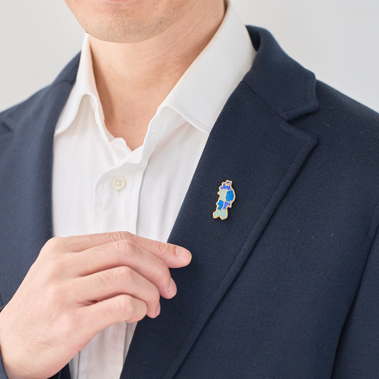 JR バッジ ピンタイプ 水色 四国 JR バッジ ピンタイプ 水色 四国 JR